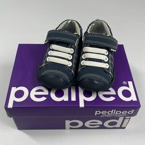 NWT Pediped Grip 'n Go Jake Navy Baby Shoe Size 3.5 (GG2)